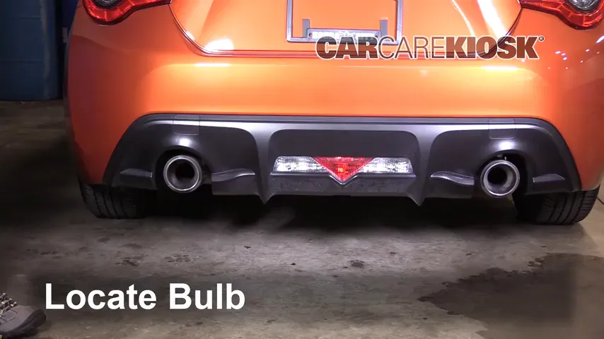 2017 Toyota 86 2.0L 4 Cyl. Coupe (2 Door) Lights Reverse Light (replace bulb)